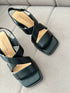 Ladies Cross Strap Open Toe Heels